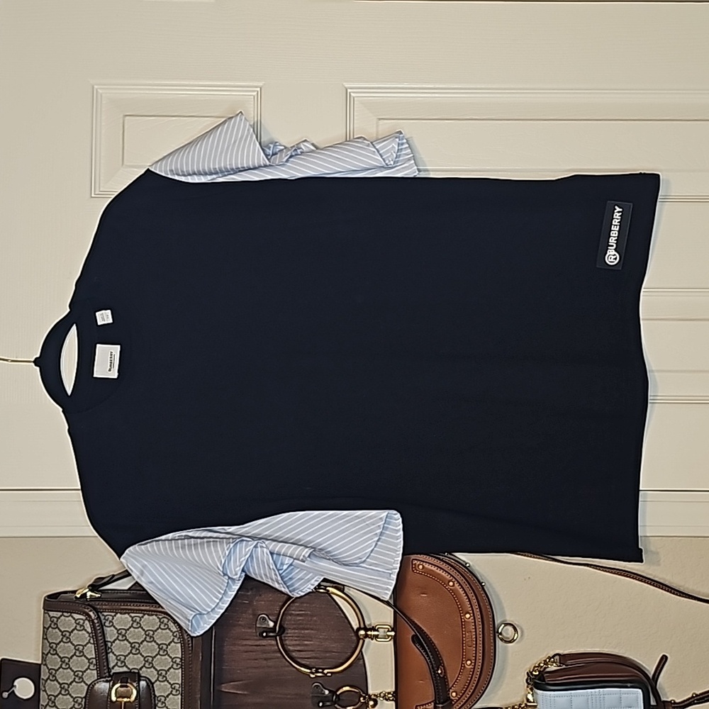 Burberry frilly sleeve